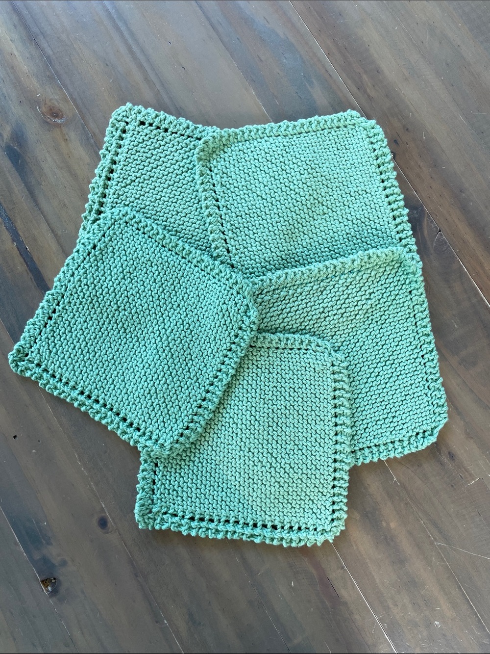 Handmade 100% Cotton Dishcloths 5 pk